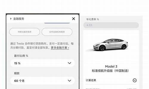 特斯拉贷款方案哪个最划算_特斯拉零首付3年免息