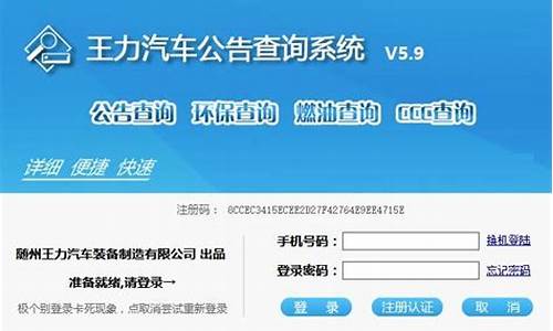 王力公告汽车查询-王力汽车公告网查询